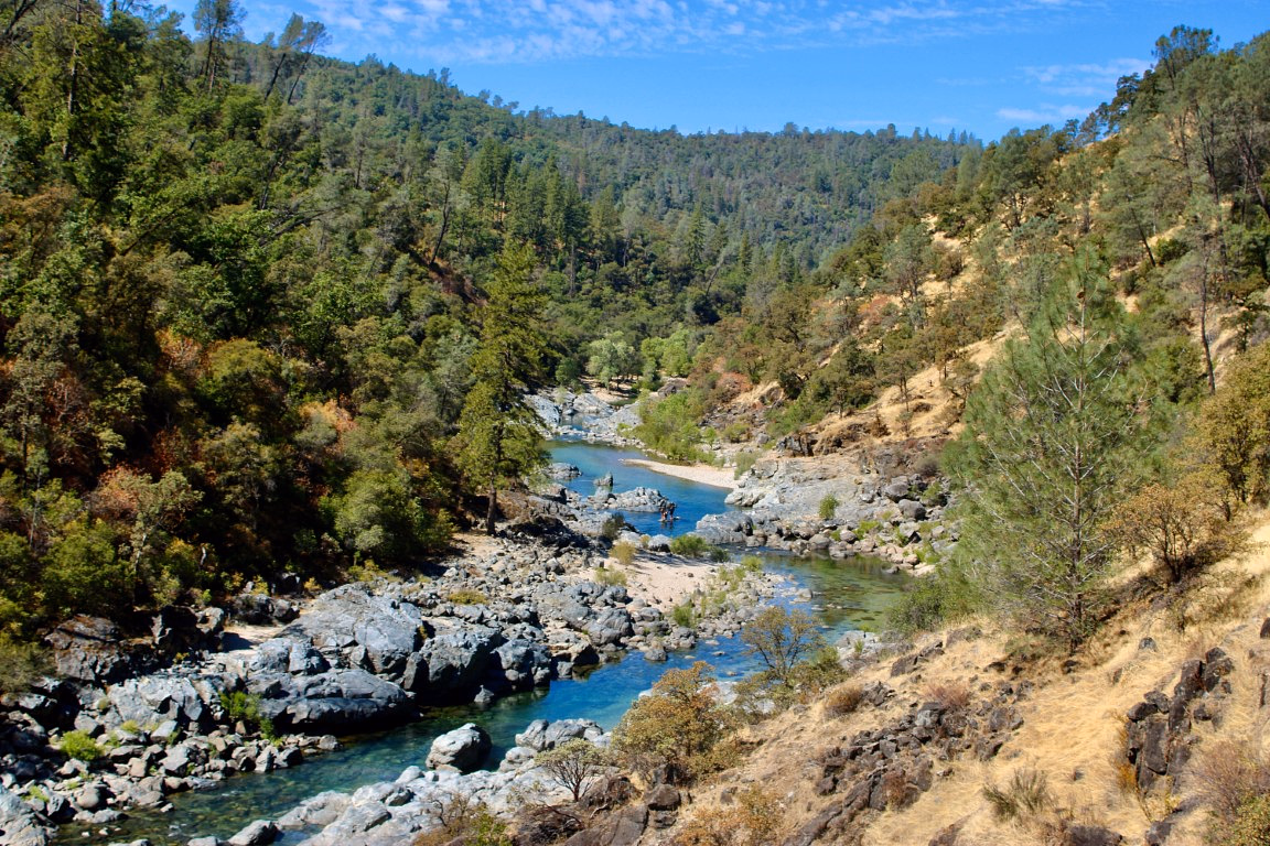 South Yuba River swimming hole near Nevada City